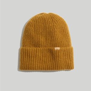Madewell Alpaca-Blend Cuffed Beanie in Heritage Gold